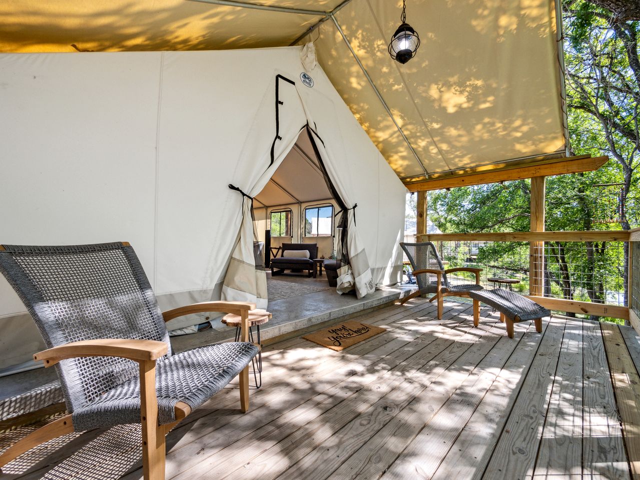Off-Grid Tented Cabin with Fire Pit in Valley Mills, Texas