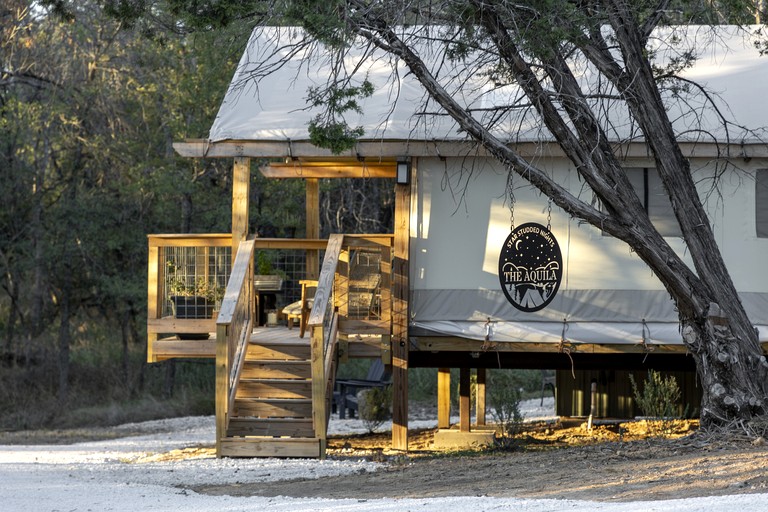Off-Grid Tented Cabin with Fire Pit in Valley Mills, Texas