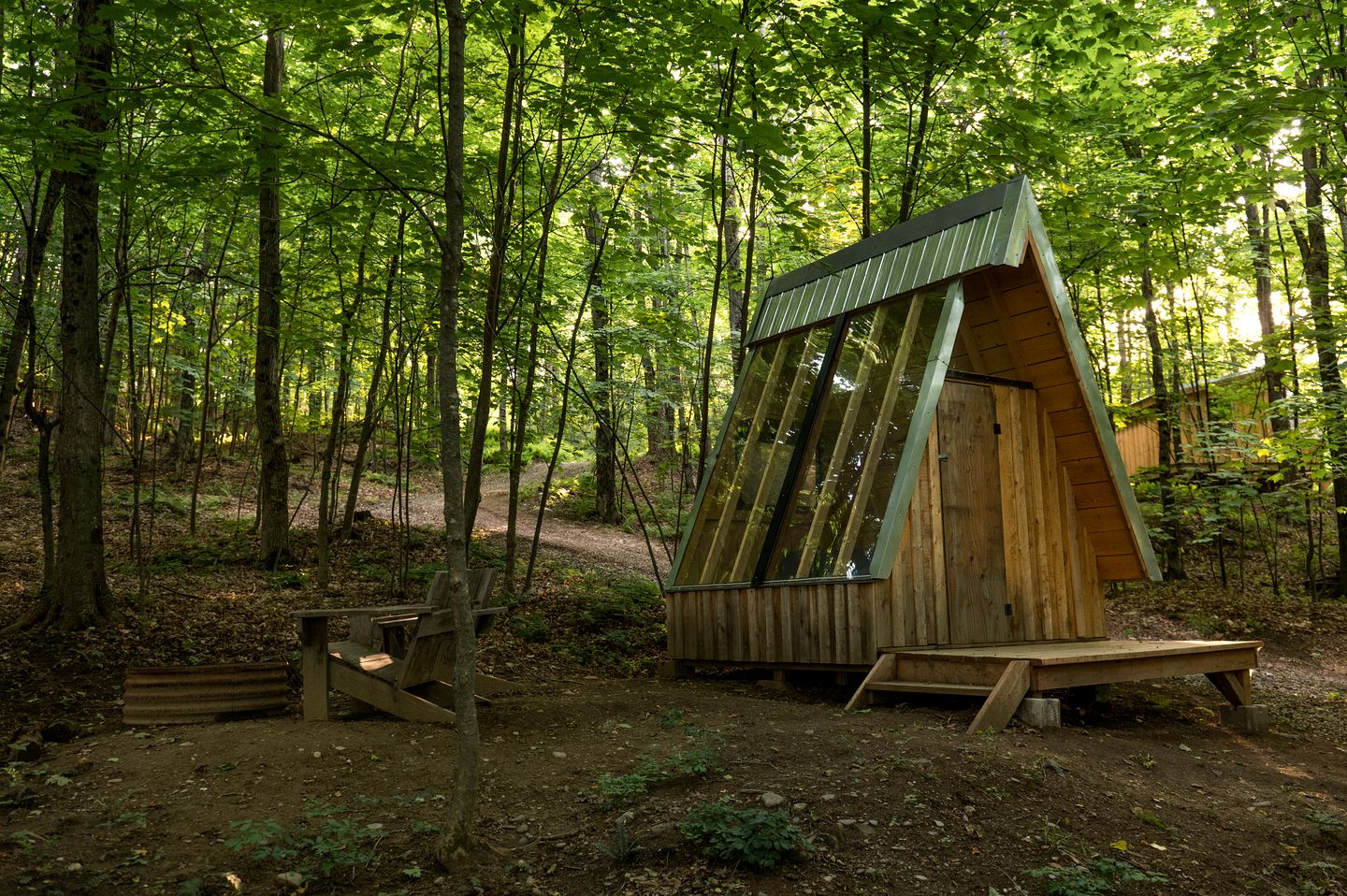 Breathtaking A-framed Tiny House in Hatley, Quebec