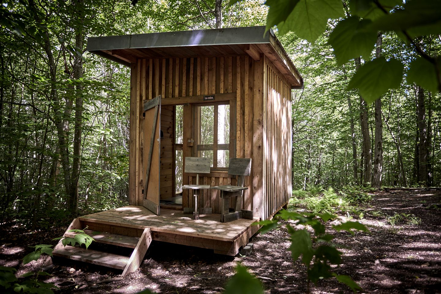 Breathtaking A-framed Tiny House in Hatley, Quebec
