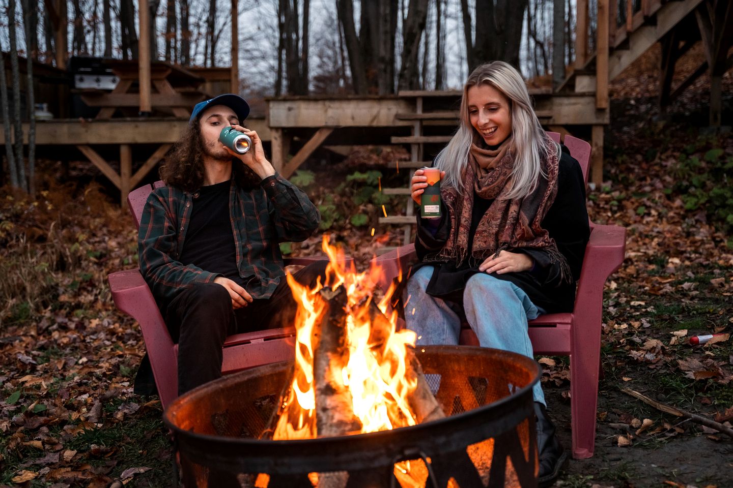 Stunning Safari Tent with Fire Pit in Hatley, Quebec