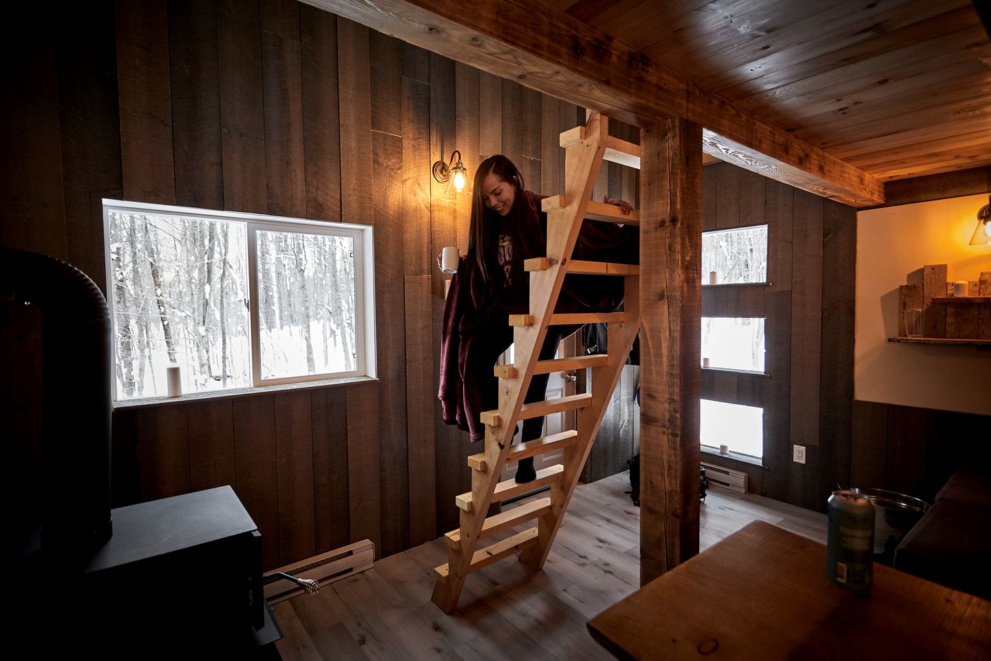 Embrace Nature in this Beautiful Tiny House with Fire Pit in Hatley, Quebec