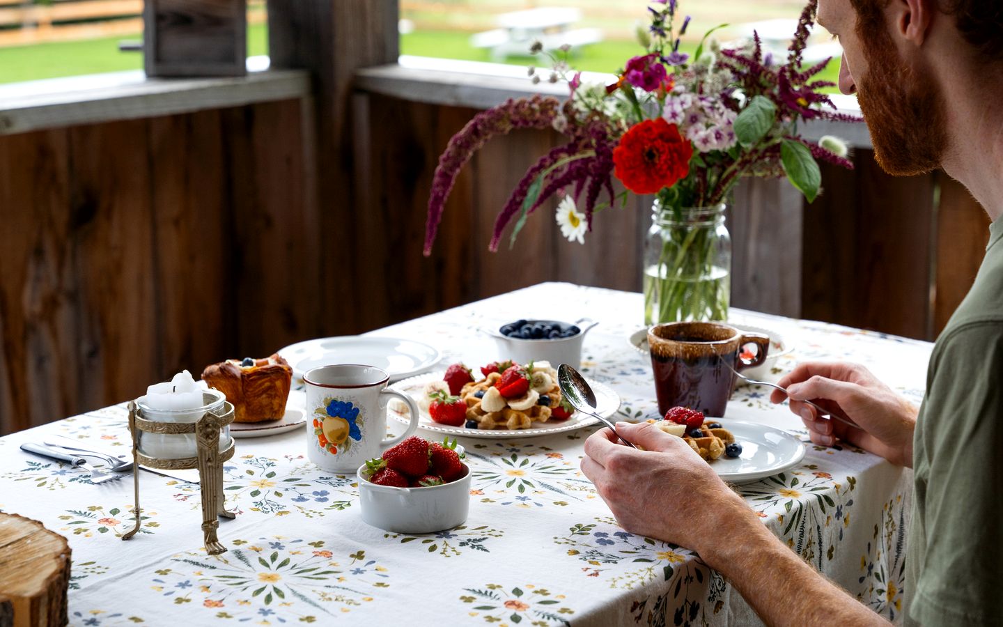 Fantastic Pod with Barbecue Settled Between Trees in Hatley, Quebec