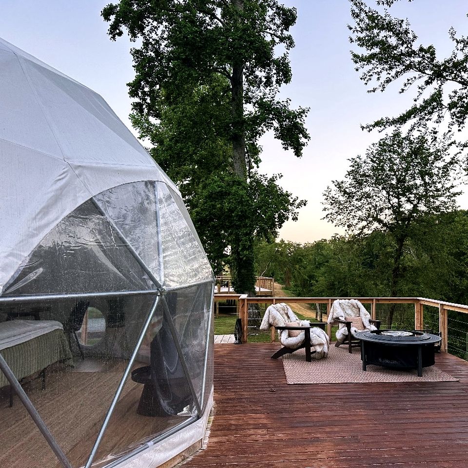 Gorgeous Dome with Fire Pit and Fireplace in Waynesboro, Tennessee