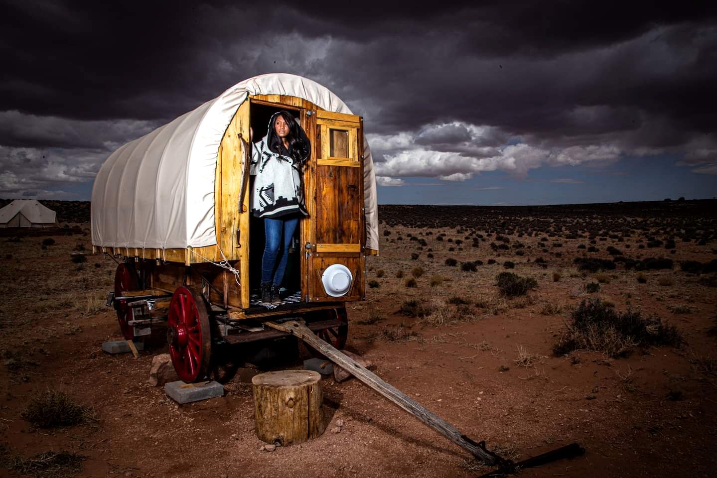 Covered Wagon Rentals for Couples at Bed and Breakfast Ranch near Lake Powell