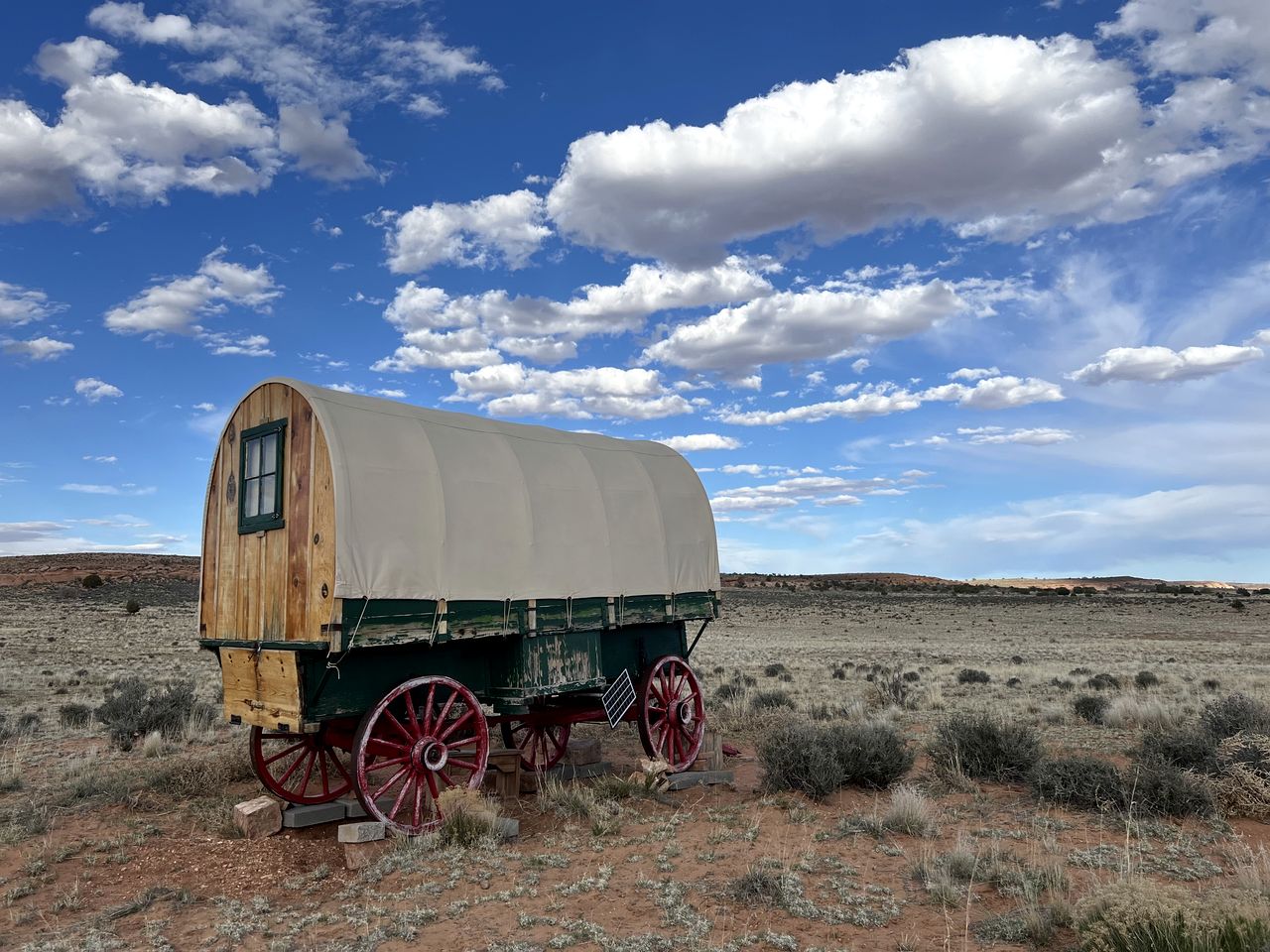 Covered Wagon Rentals for Couples at Bed and Breakfast Ranch near Lake Powell