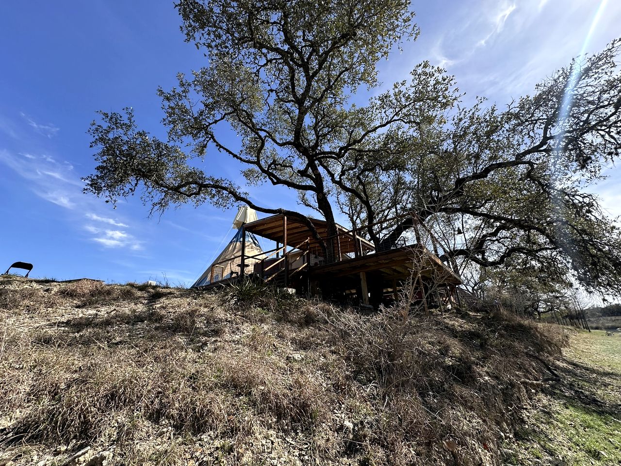 Incredible Multi-Unit Stay with Cabins and Tipi in Bandera, Texas