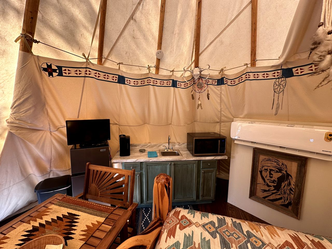 Incredible Multi-Unit Stay with Cabins and Tipi in Bandera, Texas