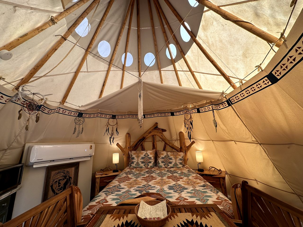 Incredible Multi-Unit Stay with Cabins and Tipi in Bandera, Texas