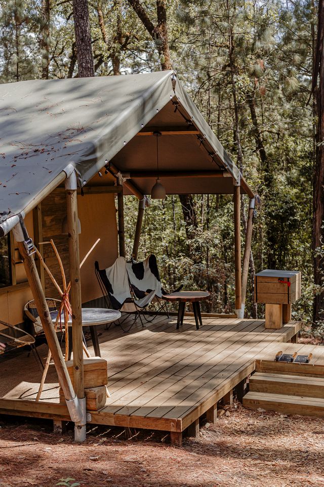 Romantic Safari Tent in the Trees for a Wonderful Couples Getaway Surrounded by Nature in Valle de Bravo, Mexico