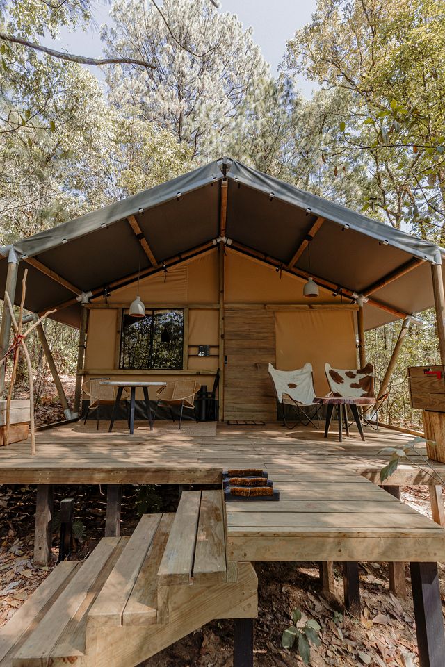 Romantic Safari Tent in the Trees for a Wonderful Couples Getaway Surrounded by Nature in Valle de Bravo, Mexico