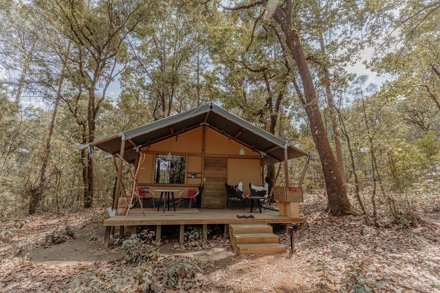Romantic Safari Tent in the Trees for a Wonderful Couples Getaway Surrounded by Nature in Valle de Bravo, Mexico