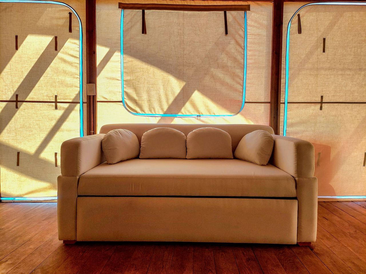 Incredible Tented Cabin on a Wonderful Retreat for a Relaxing Glamping Experience in Yucatan, Mexico