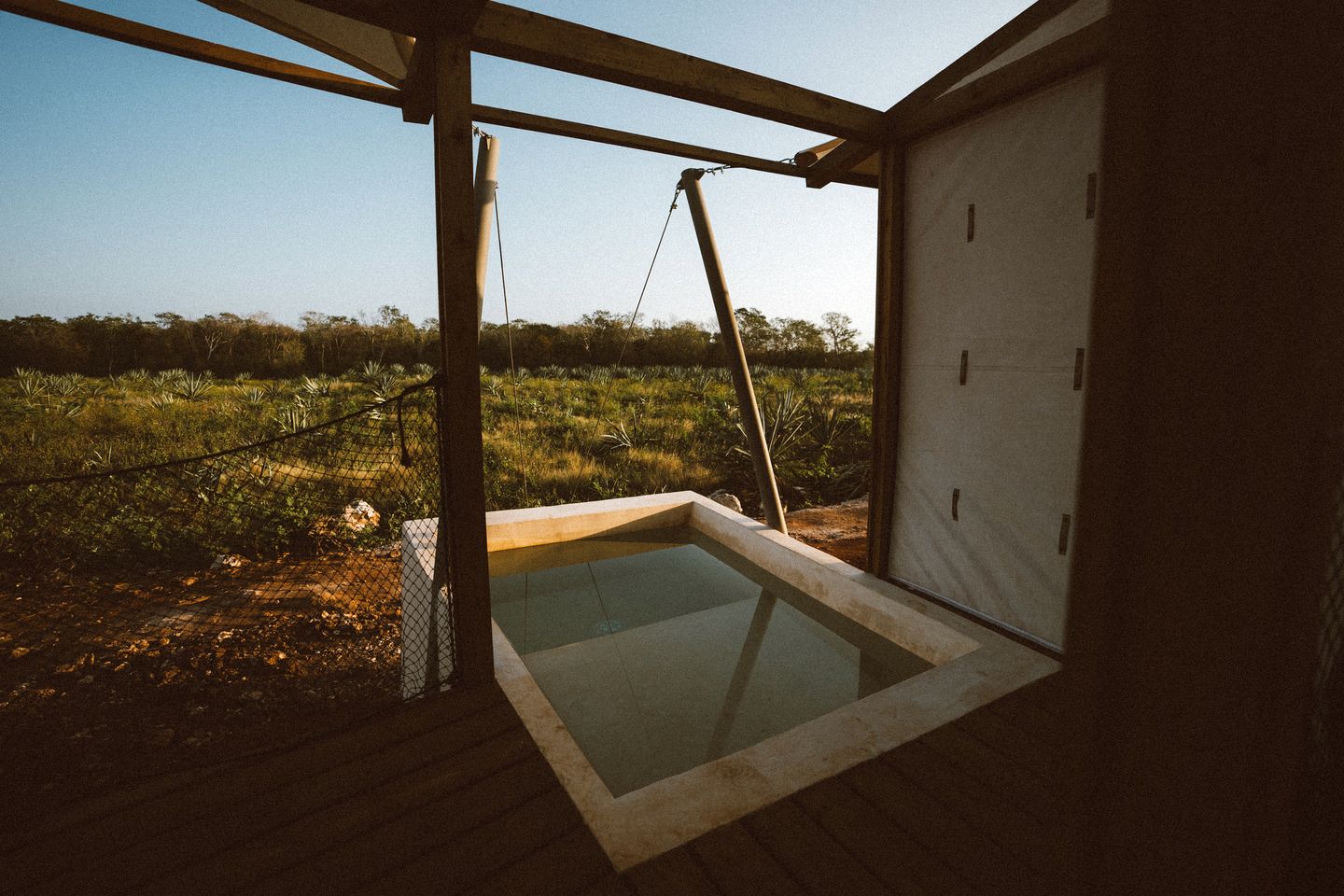 Incredible Tented Cabin on a Wonderful Retreat for a Relaxing Glamping Experience in Yucatan, Mexico