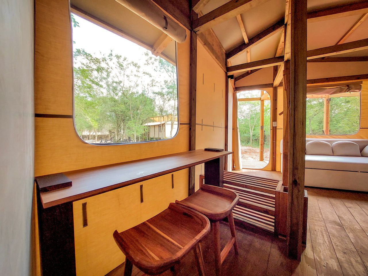 Incredible Tented Cabin on a Wonderful Retreat for a Relaxing Glamping Experience in Yucatan, Mexico