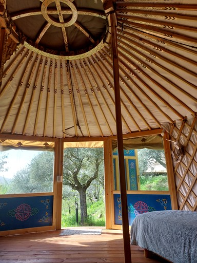Yurts (Italy, Gerano, Lazio)