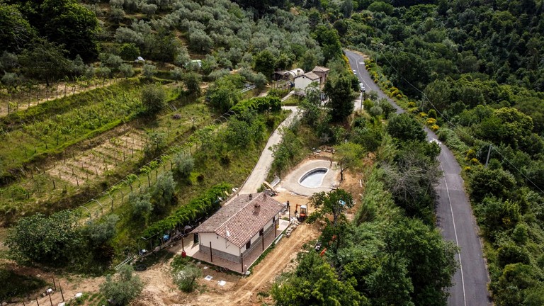 Yurts (Italy, Gerano, Lazio)