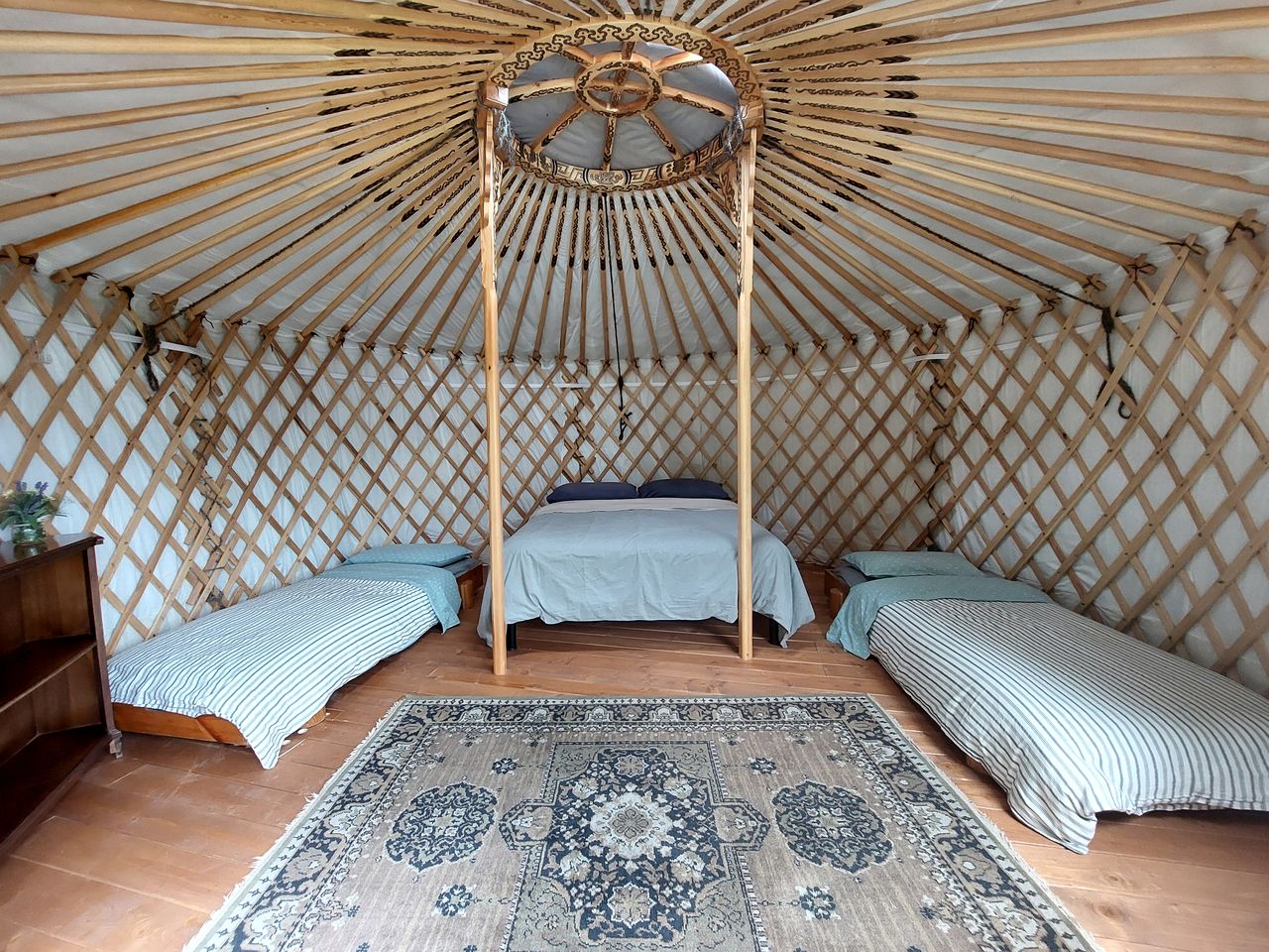 Gorgeous Traditional Yurt on a Wonderful Eco-Farm in Gerano for Glamping near Rome, Italy