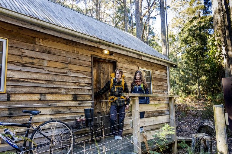 Huts (Australia, Branxholm, Tasmania)