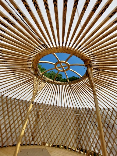 Yurts (Italy, Gerano, Lazio)