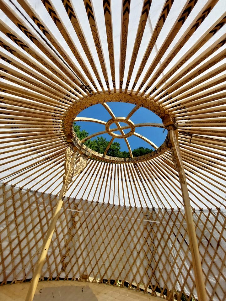 Cozy Traditional Yurt on a Sustainable Farm with Amazing Views for Glamping near Rome, Italy