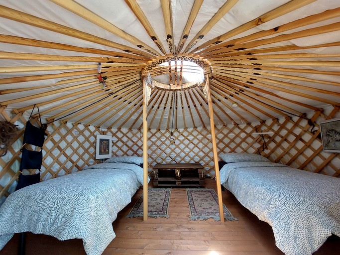 Yurts (Italy, Gerano, Lazio)