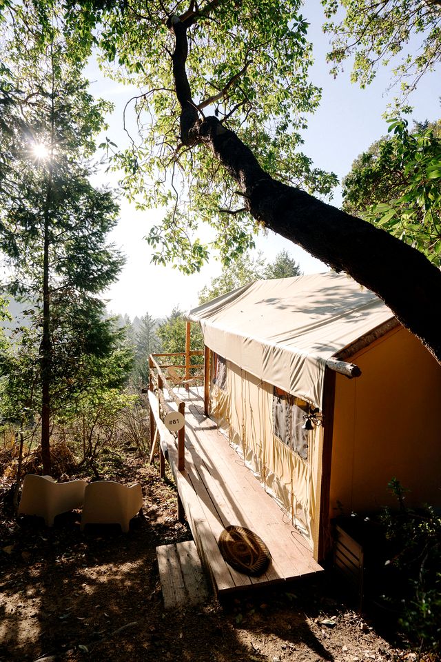 Incredible Safari Tent with Breathtaking Views in Kings Mounatin, California