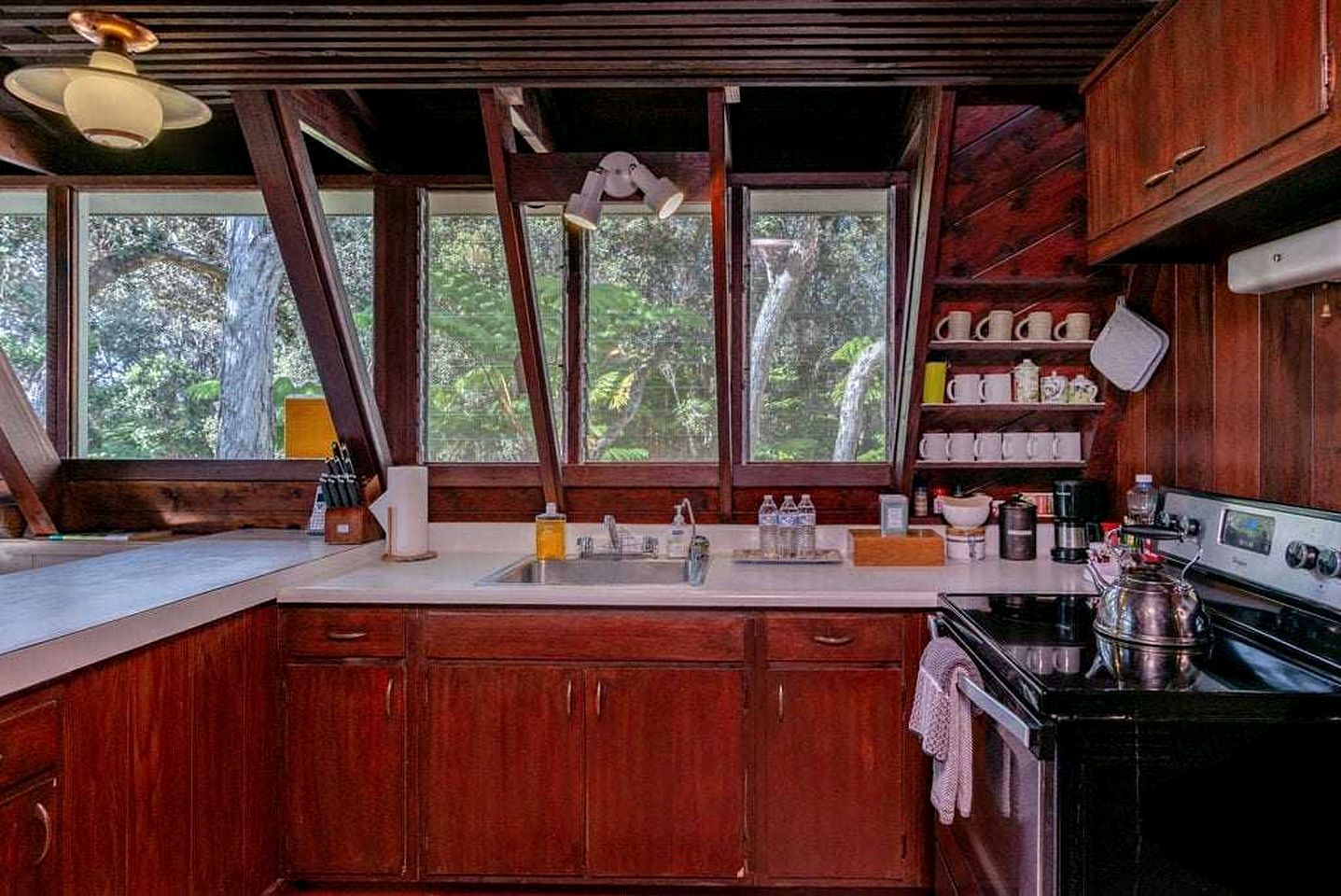 Amazing A-Frame Cottage with Hot Tub Access in Volcano, Hawaii
