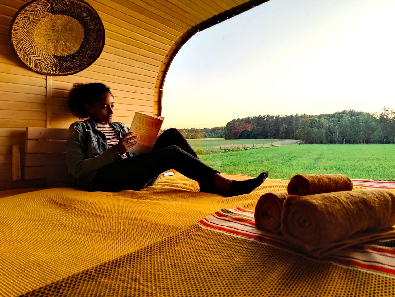 Unique Pod on a Biodynamic Farm for a Peaceful Getaway in Nature in Bornholm, Denmark