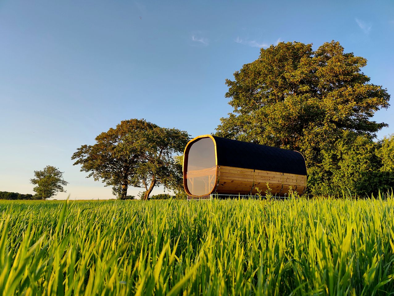 Unique Pod on a Biodynamic Farm for a Peaceful Getaway in Nature in Bornholm, Denmark