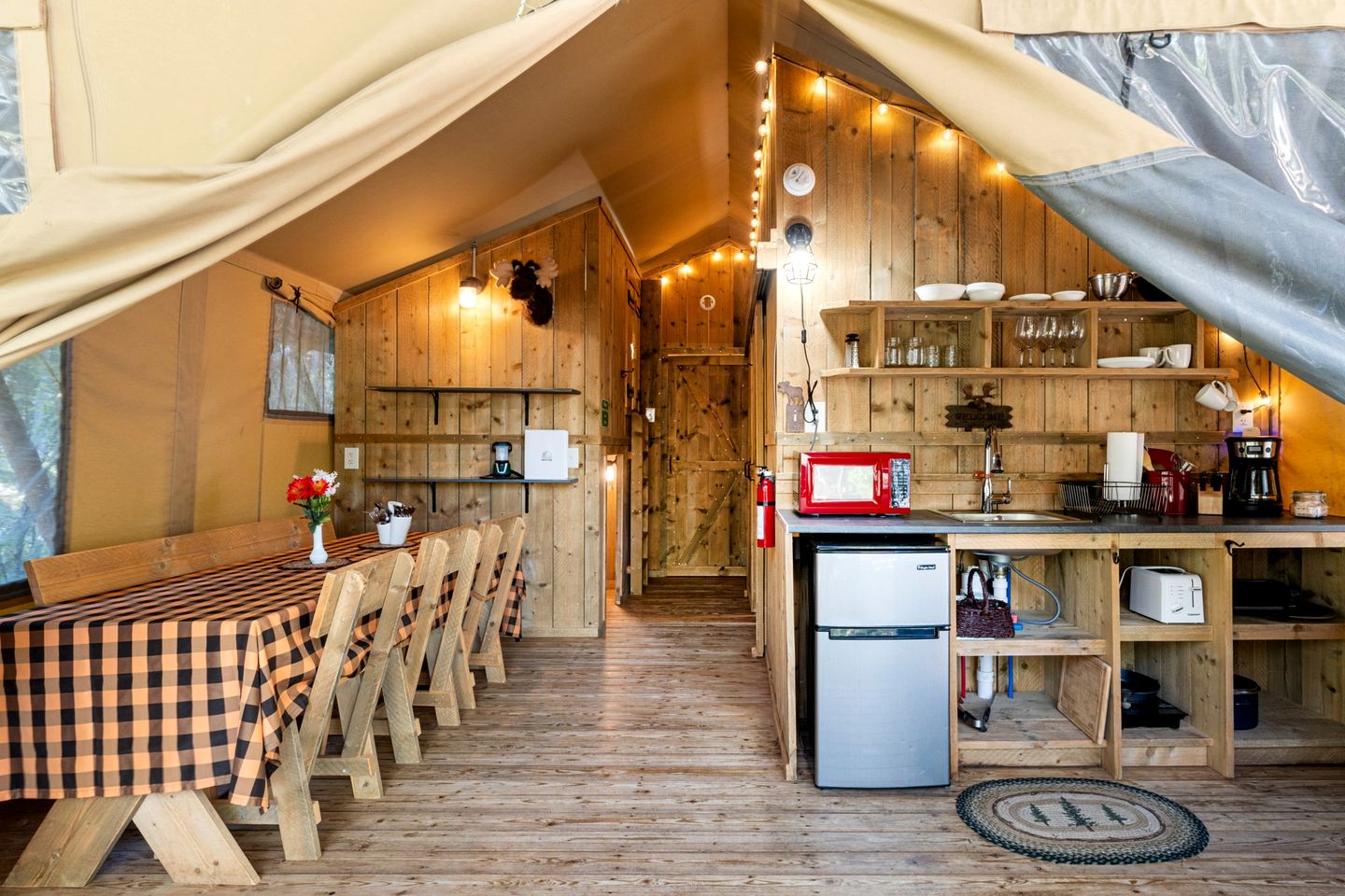 Peaceful Safari Tent Nestled in the Woods of Mount Desert Island, Maine