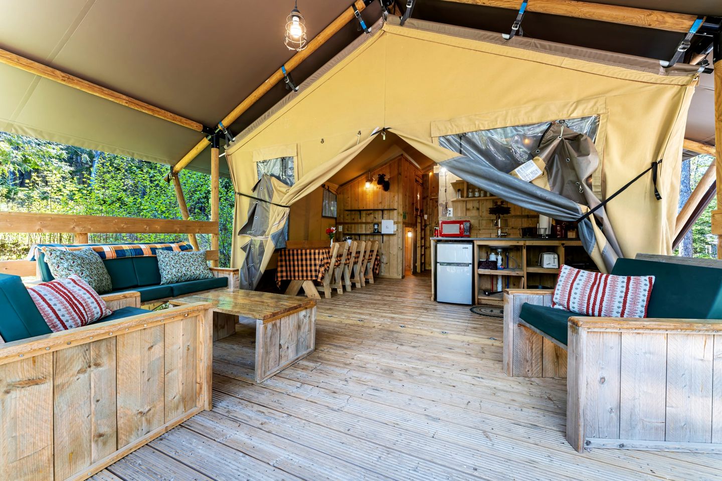 Luxury Glamping Safari Tent on Mount Desert Island, Perfect for a Weekend Getaway