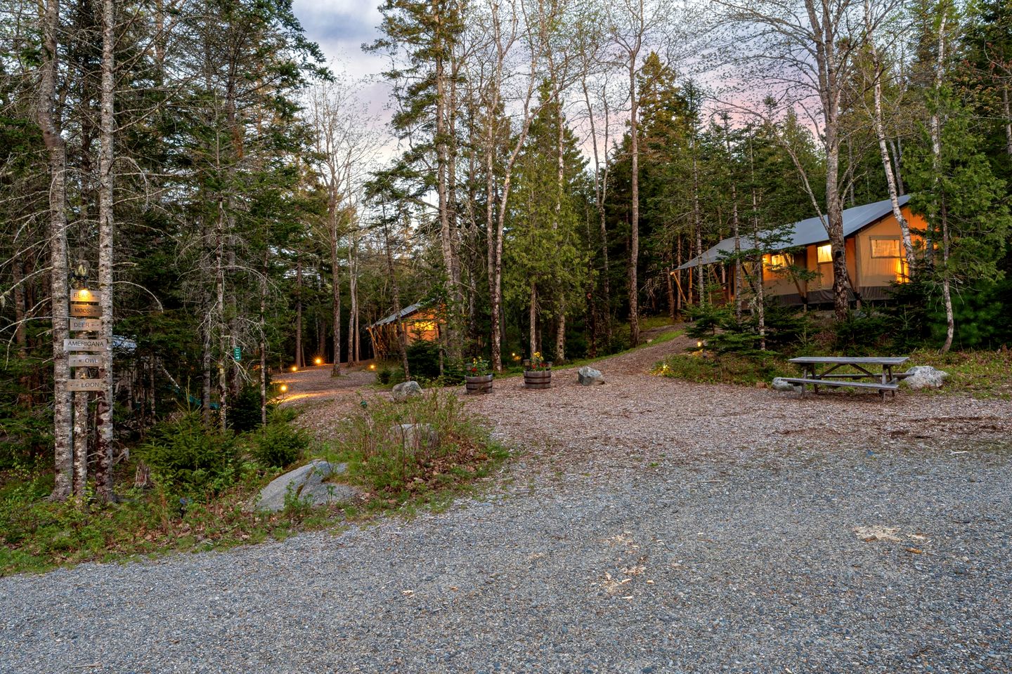 Rustic Family Friendly Safari Tent near Acadia National Park, Maine