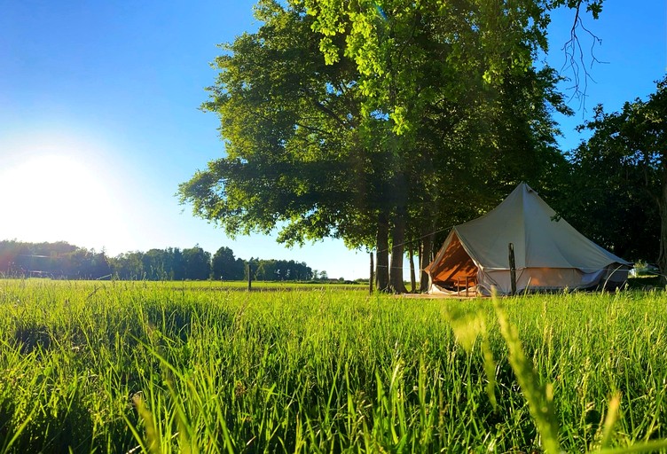 Gorgeous Glamping Tent on a Biodynamic Farm in Bornholm, Denmark