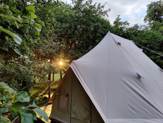 Stunning Glamping Tent for an Unforgettable Outdoor Experience in Bornholm, Denmark