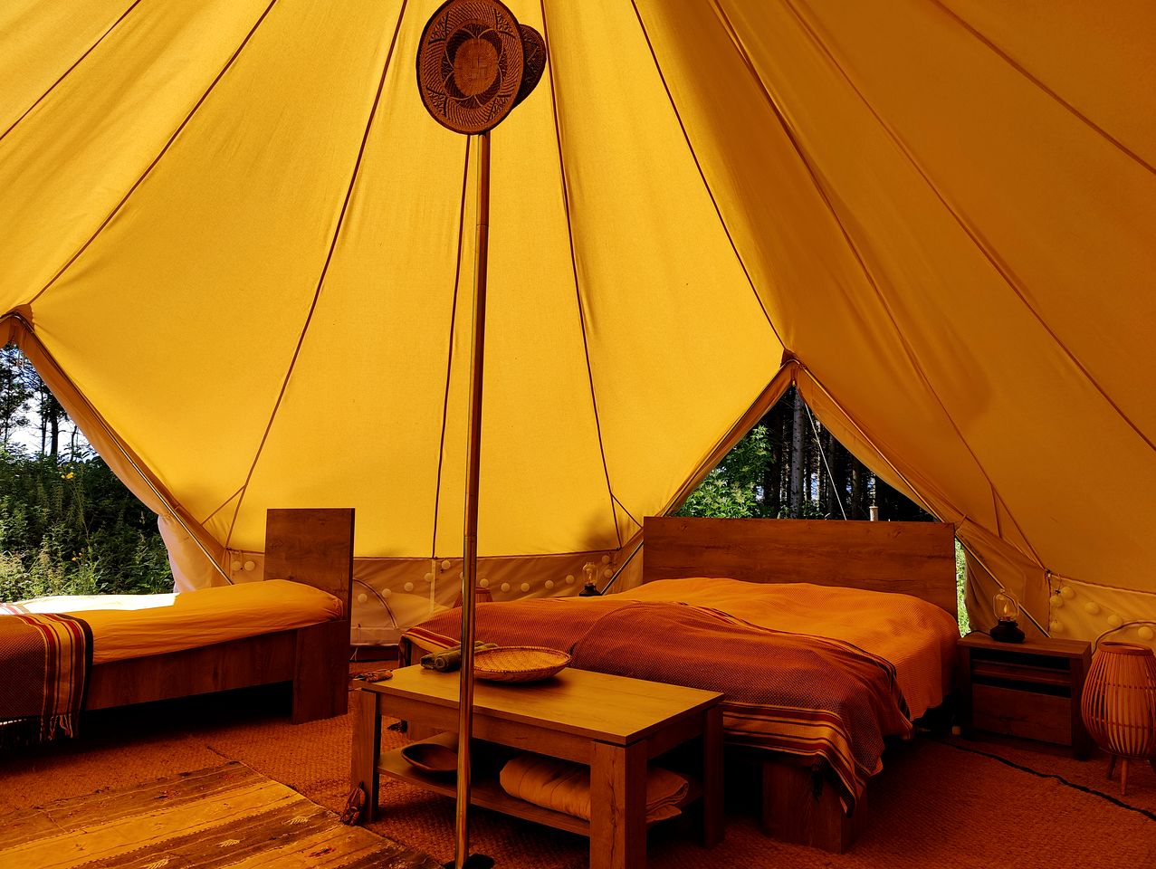 Beautiful Glamping Tent with Incredible Sunset Views in Bornholm, Denmark