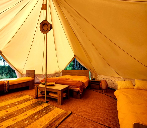 Safari Tents (Denmark, Østermarie, Region Hovedstaden)