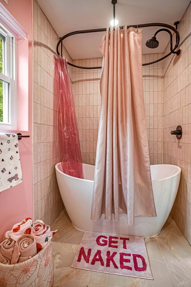 Unique Barbie-Themed Pink Cabin in Black Mountain, North Carolina