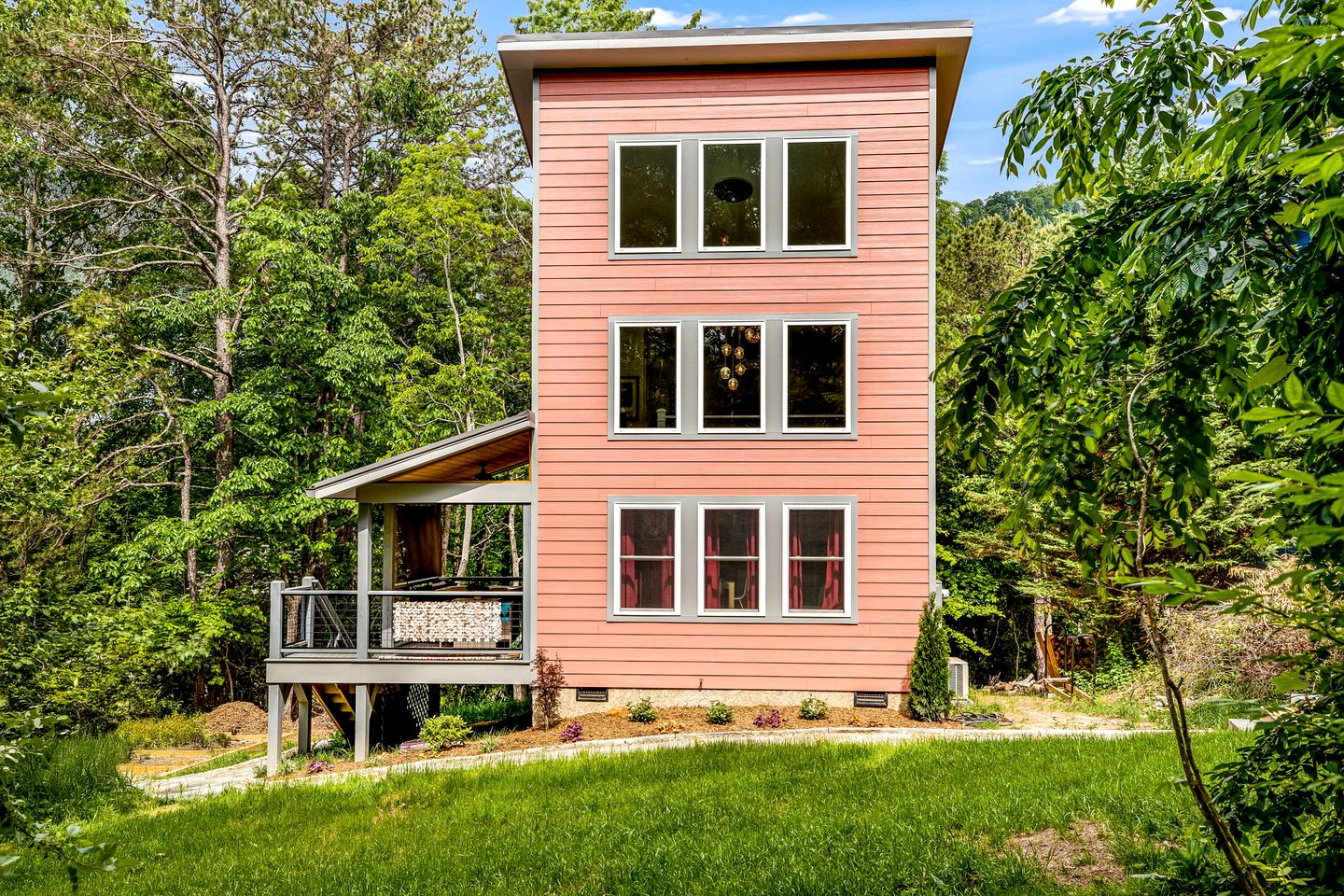 Unique Barbie-Themed Pink Cabin in Black Mountain, North Carolina