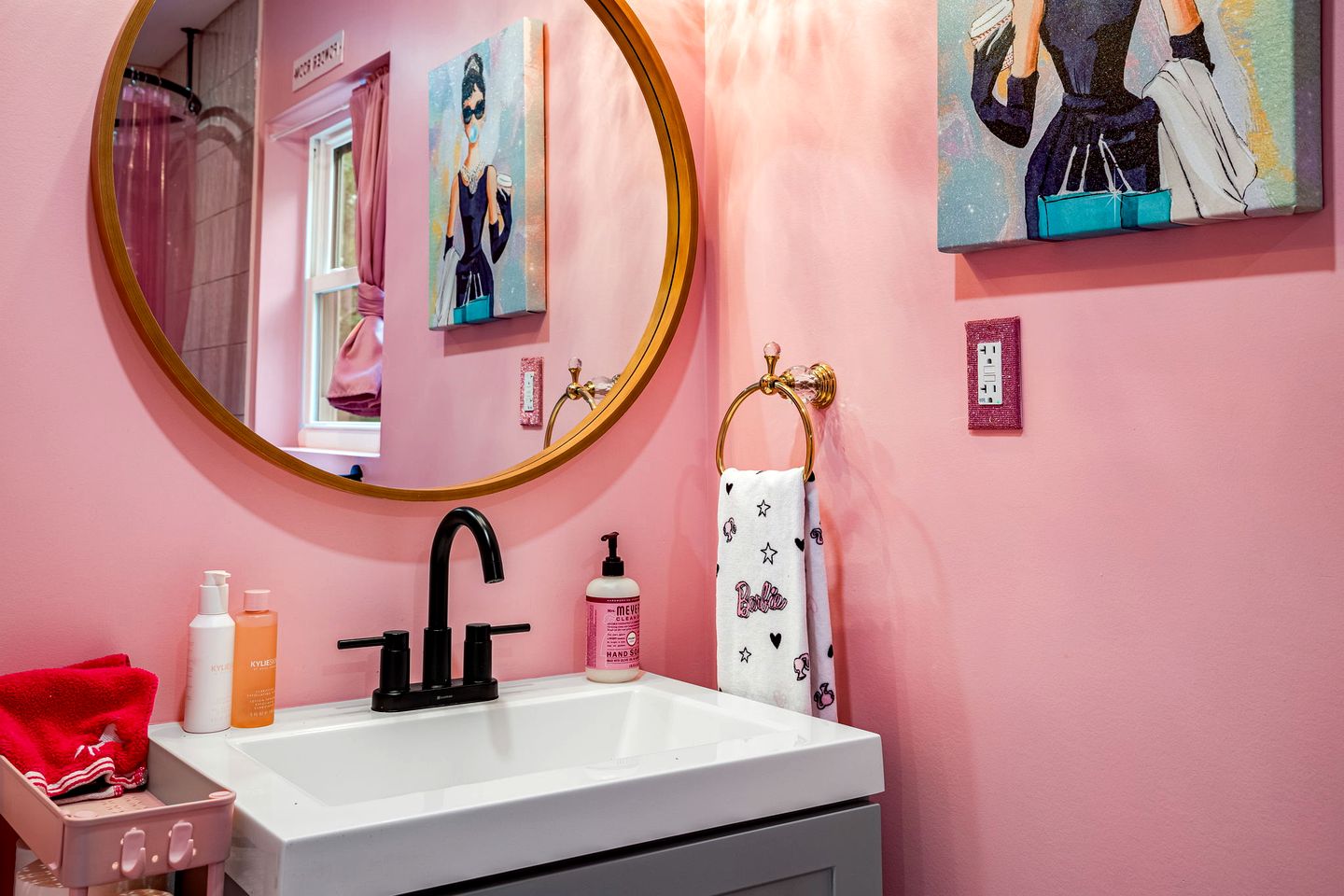 Unique Barbie-Themed Pink Cabin in Black Mountain, North Carolina