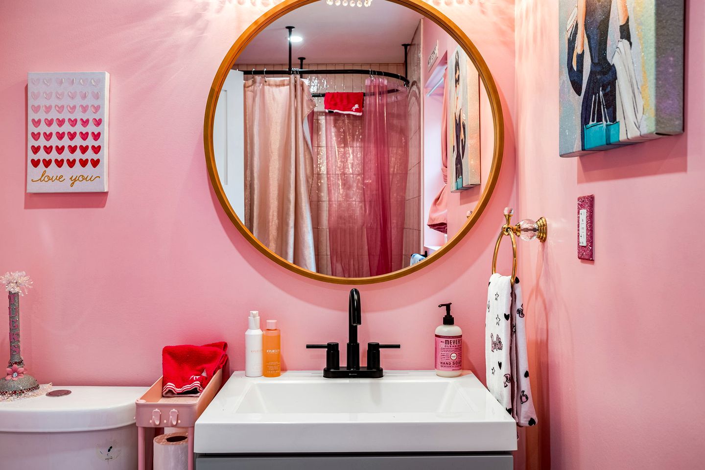 Unique Barbie-Themed Pink Cabin in Black Mountain, North Carolina