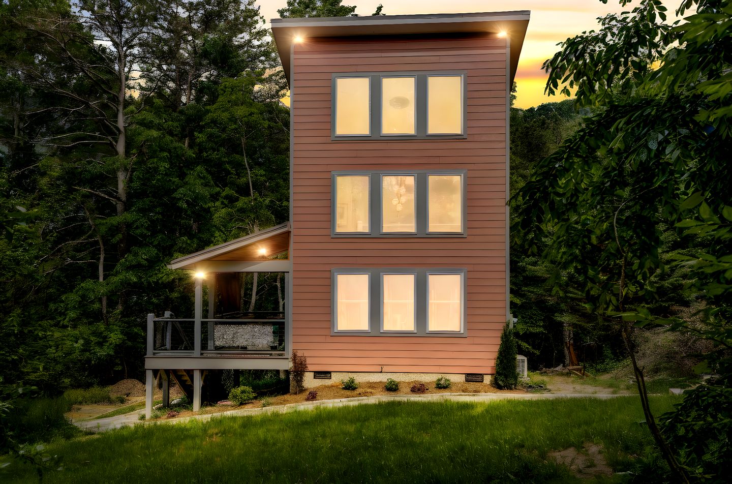 Unique Barbie-Themed Pink Cabin in Black Mountain, North Carolina