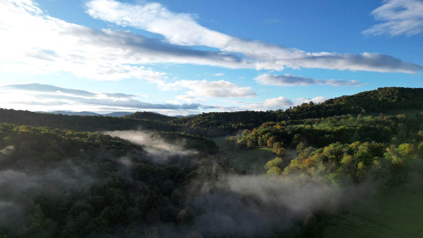 Rustic Cabin with Fire Pit Surrounded by Nature in Sugar Grove, West Virginia