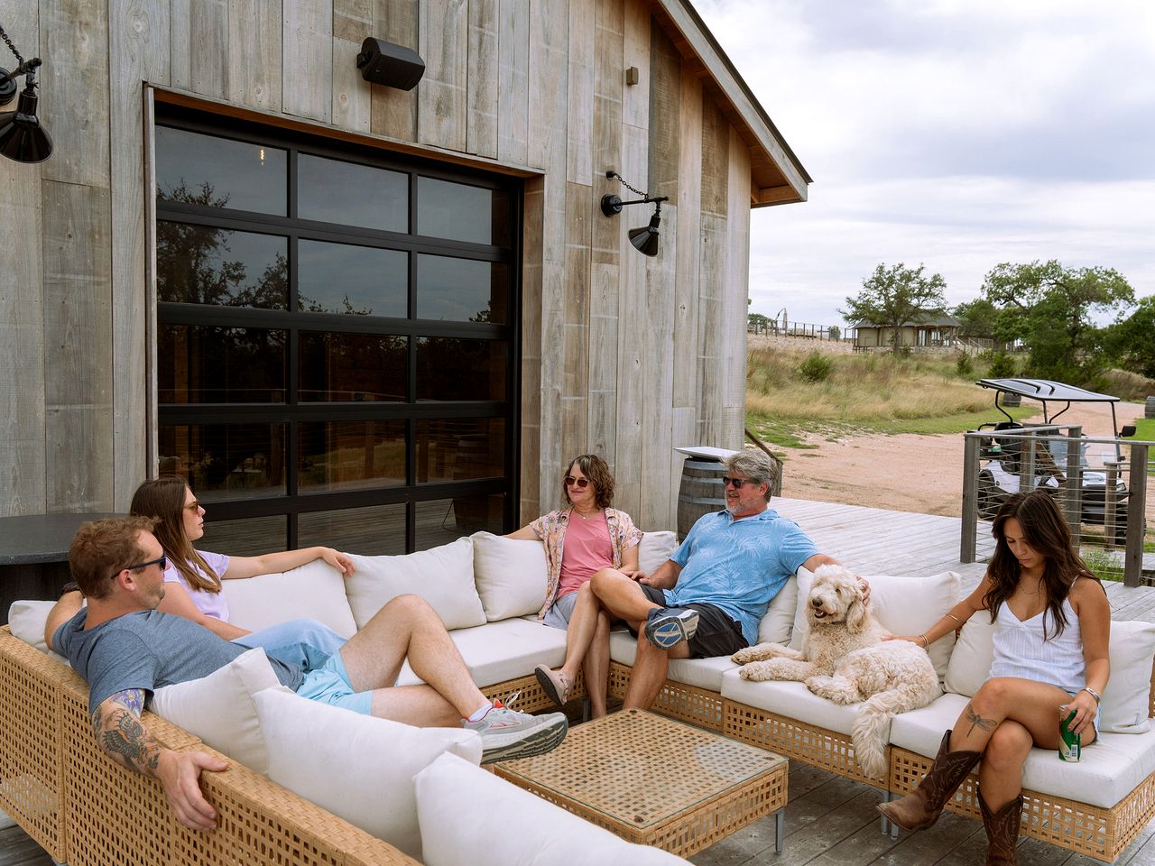 Gorgoeus Glamping Lodge with Spa-Like Bathroom for a Memorable Vacation in Nature in Stonewall, Texas