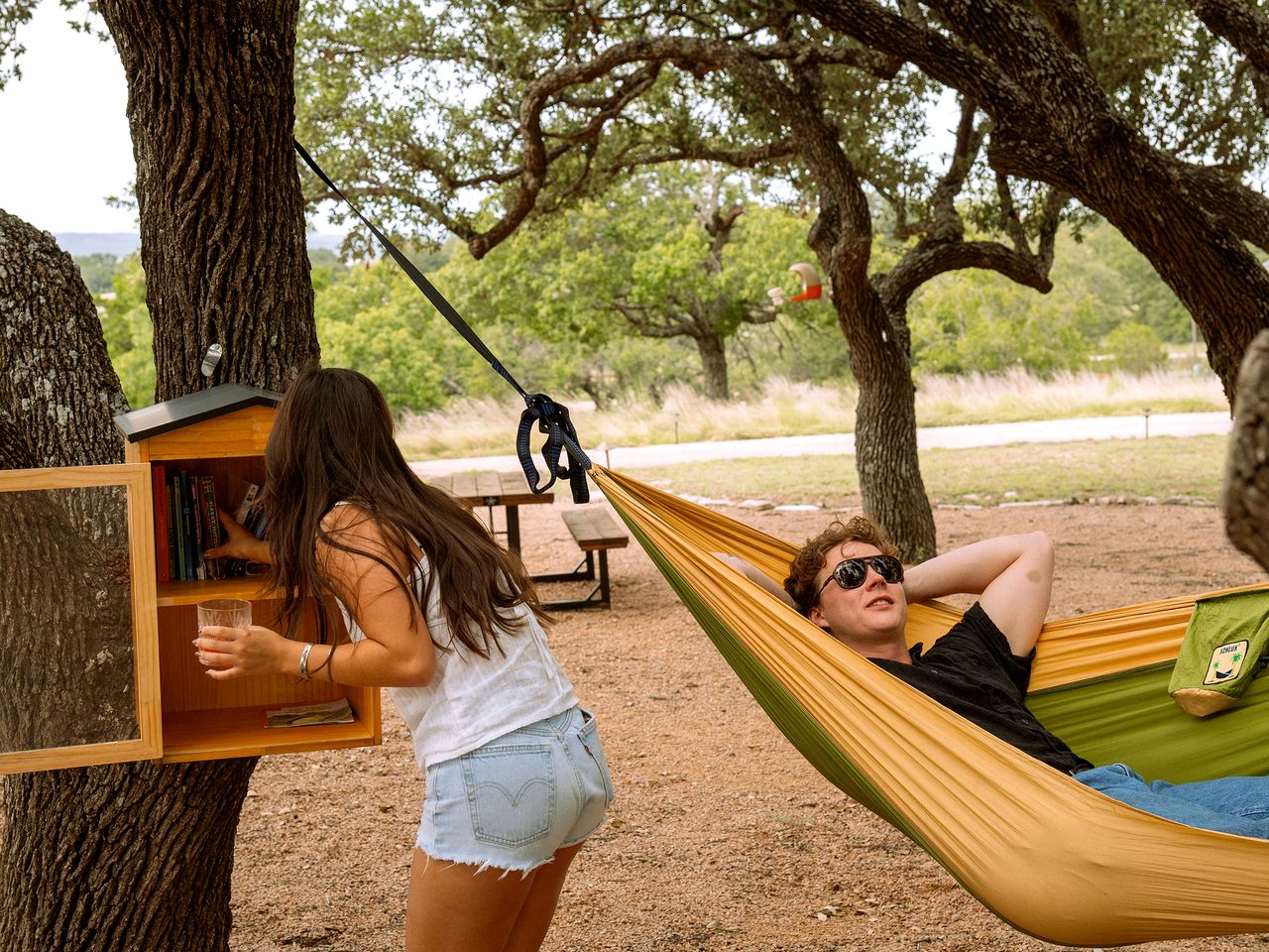 Gorgoeus Glamping Lodge with Spa-Like Bathroom for a Memorable Vacation in Nature in Stonewall, Texas