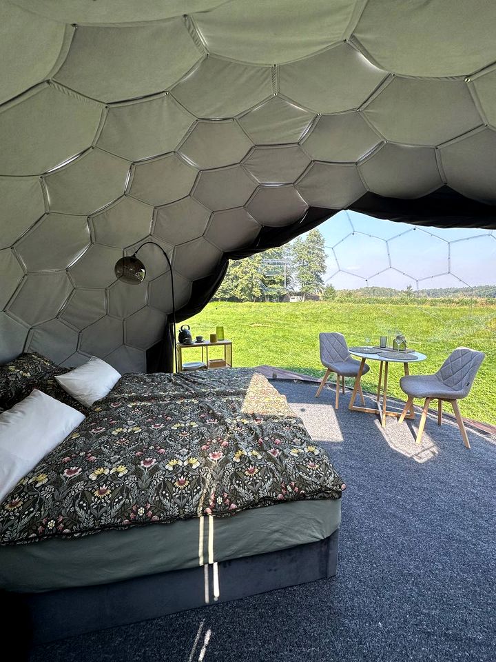 Charming Dome by the Lake for a Unique Glamping Experience in Brandenburg, Germany