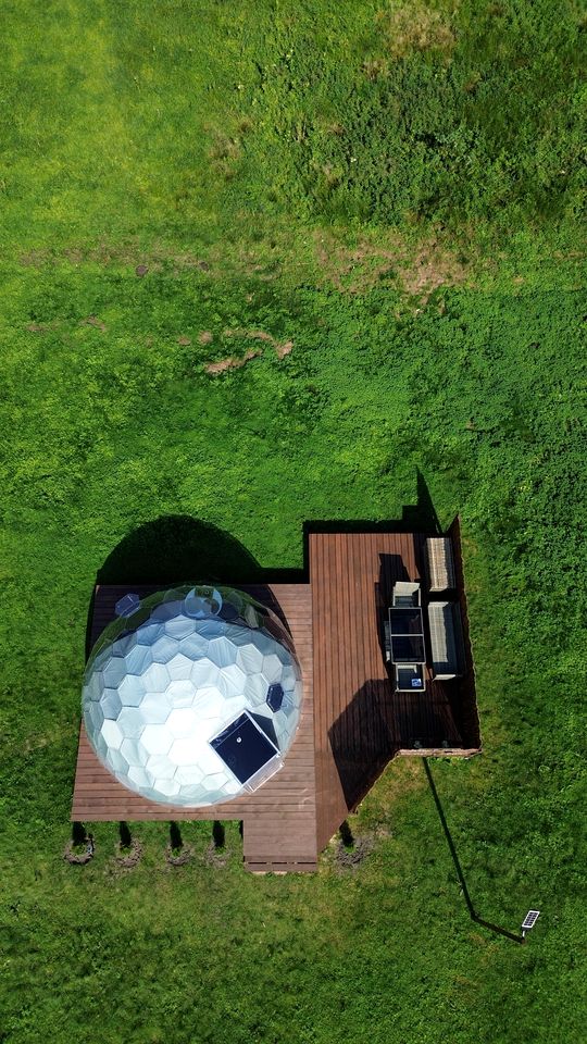 Charming Dome by the Lake for a Unique Glamping Experience in Brandenburg, Germany