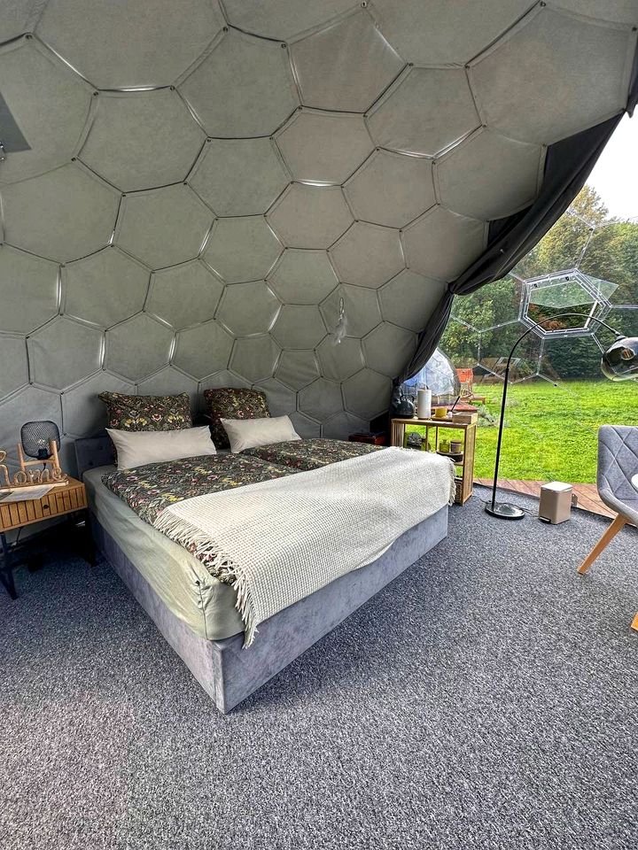 Charming Dome by the Lake for a Unique Glamping Experience in Brandenburg, Germany
