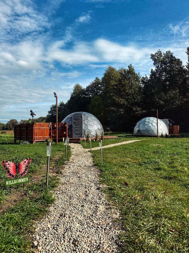 Charming Dome by the Lake for a Unique Glamping Experience in Brandenburg, Germany