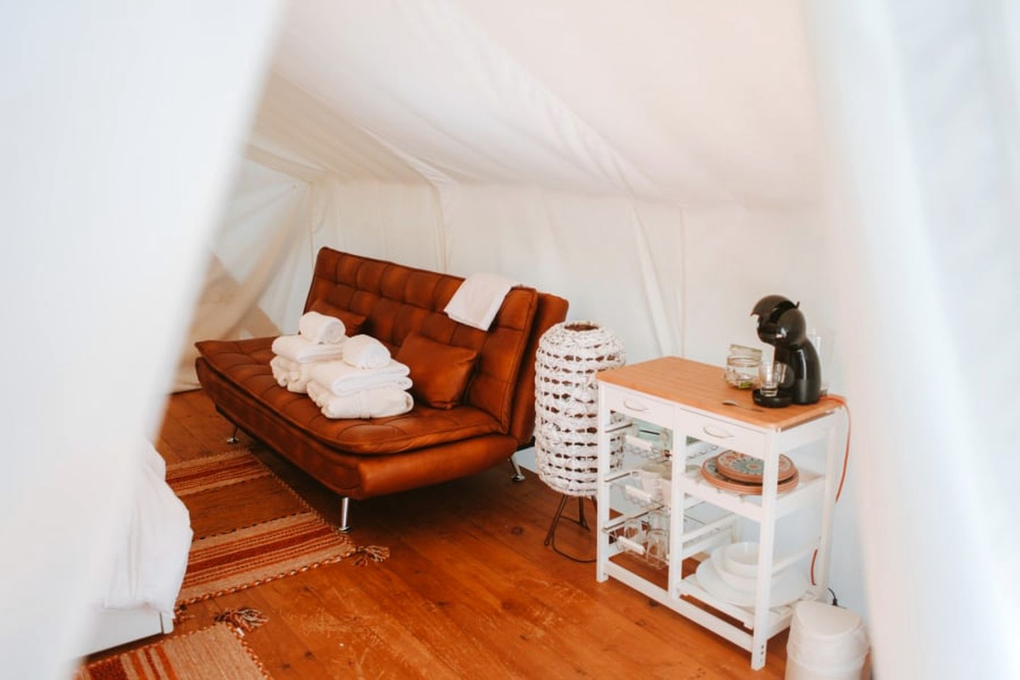 Peaceful Safari Tent with Salt-Water Pool for an Incredible Relaxing Escape in Atalaia, Portugal